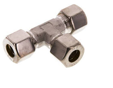 accesorio de compresión en T de acero inoxidable 14S 630 Bar DIN 2353