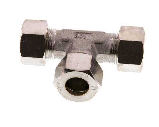 accesorio de compresión en T de acero inoxidable 15L 315 Bar DIN 2353