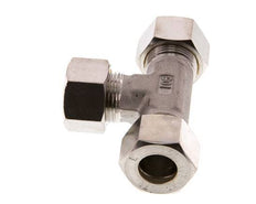 accesorio de compresión en T de acero inoxidable 15L 315 Bar DIN 2353