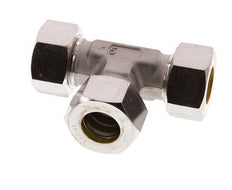 accesorio de compresión en T de acero inoxidable 18L 315 Bar DIN 2353