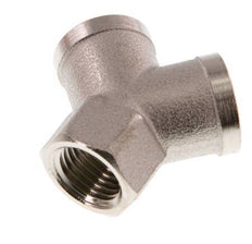 G 1/4'' Nickel plated Brass Y-Piece 16 Bar [2 Pieces]