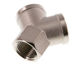 G 3/8'' Latón Niquelado Pieza en Y 16 Bar