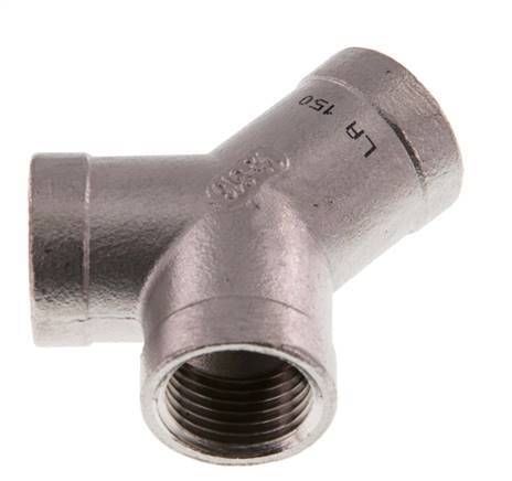 Rp 1/2'' Pieza en Y de acero inoxidable 16 Bar