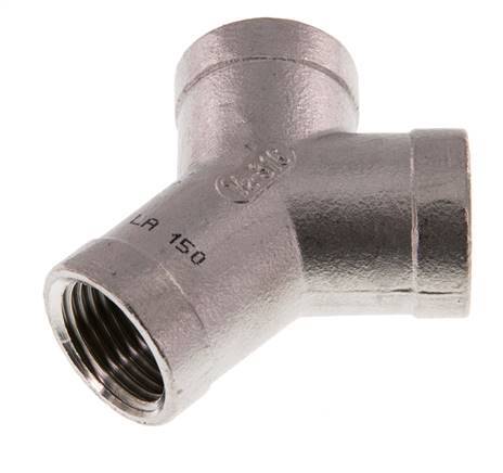 Rp 1/2'' Pieza en Y de acero inoxidable 16 Bar