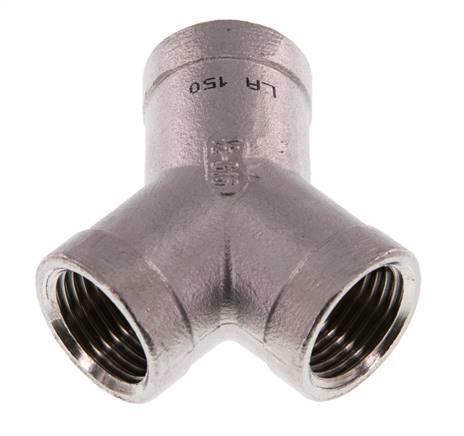 Rp 1/2'' Pieza en Y de acero inoxidable 16 Bar