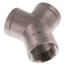 Rp 1 1/2'' Pieza en Y de acero inoxidable 16 Bar
