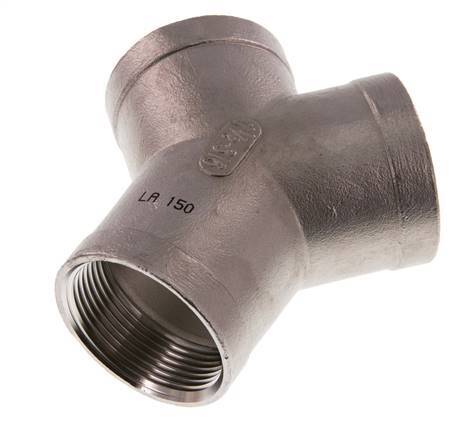 Rp 1 1/2'' Pieza en Y de acero inoxidable 16 Bar