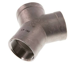 Rp 1 1/2'' Pieza en Y de acero inoxidable 16 Bar