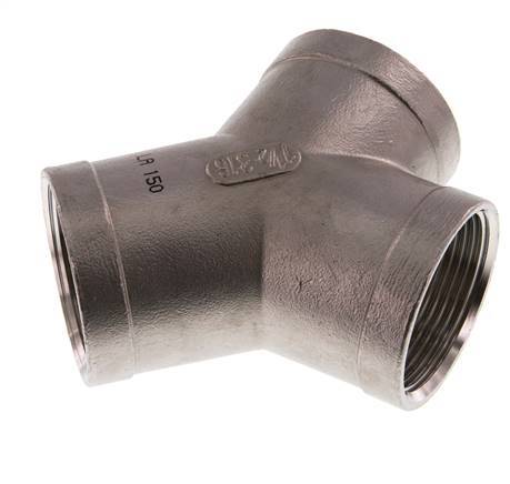 Rp 1 1/2'' Pieza en Y de acero inoxidable 16 Bar
