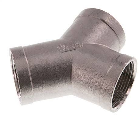 Rp 1 1/4'' Pieza en Y de acero inoxidable 16 Bar