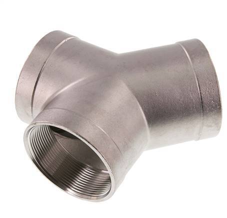 Rp 2 1/2'' Pieza en Y de acero inoxidable 16 Bar