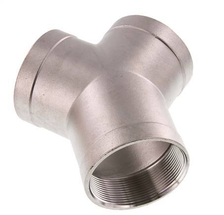 Rp 2 1/2'' Pieza en Y de acero inoxidable 16 Bar
