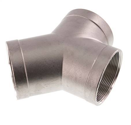Rp 2 1/2'' Pieza en Y de acero inoxidable 16 Bar