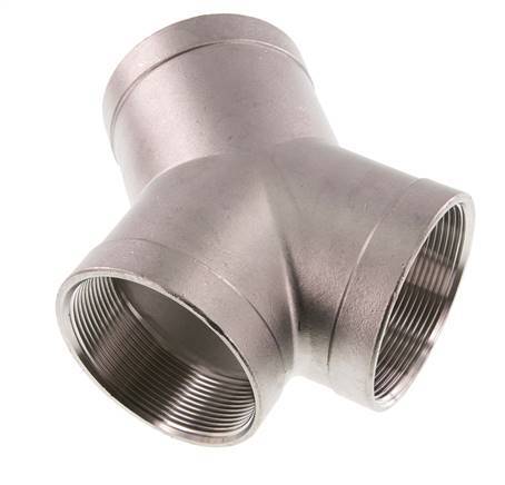 Rp 2 1/2'' Pieza en Y de acero inoxidable 16 Bar