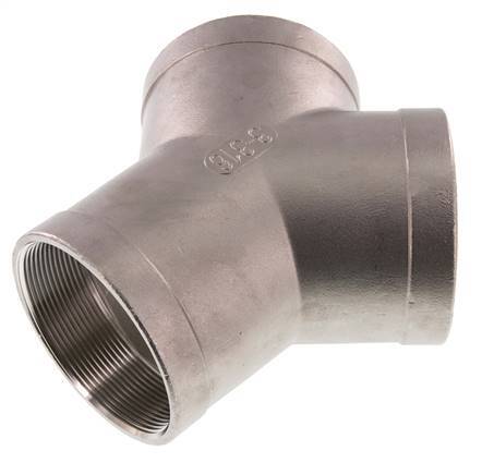 Rp 3'' Pieza en Y de acero inoxidable 16 Bar