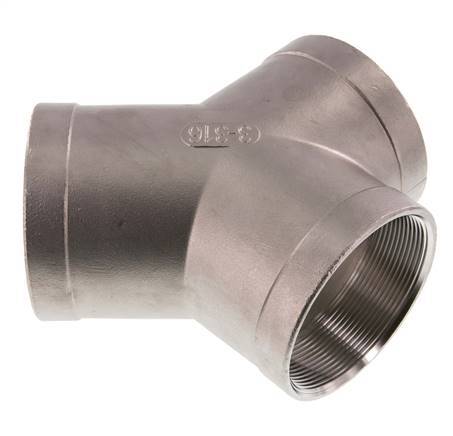 Rp 3'' Pieza en Y de acero inoxidable 16 Bar
