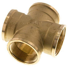 G 1 1/2'' Cruz hembra de latón 16 Bar