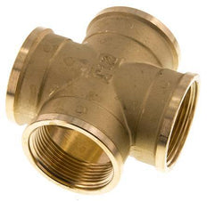 G 1 1/2'' Cruz hembra de latón 16 Bar