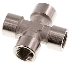 G 1/2'' HembraCruz de latón niquelado 16 Bar