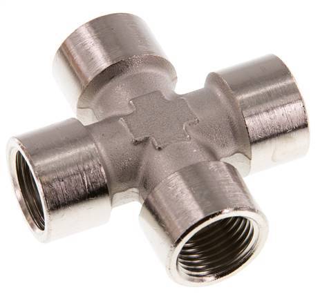 G 1/2'' HembraCruz de latón niquelado 16 Bar