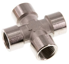 G 1/2'' HembraCruz de latón niquelado 16 Bar