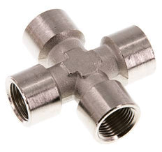G 3/8'' HembraCruz de latón niquelado 16 Bar