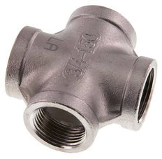 Rp 3/4'' Hembra Cruz de acero inoxidable 16 Bar