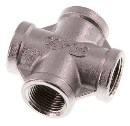 Rp 3/8'' Femenino Acero Inoxidable Cruz 16 Bar