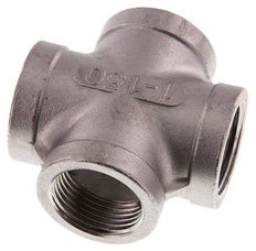Rp 1'' Hembra Cruz de acero inoxidable 16 Bar