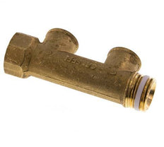 G 3/4'' x 2xG 1/2'' F/M/F Tubos distribuidores de latón 10 Bar
