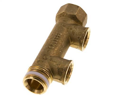 G 3/4'' x 2xG 1/2'' F/M/F Tubos distribuidores de latón 10 Bar