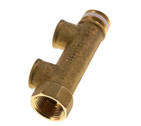 G 3/4'' x 2xG 1/2'' F/M/F Tubos distribuidores de latón 10 Bar