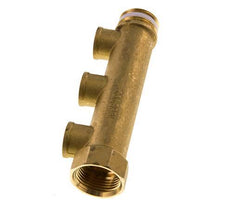 G 1'' x 3xG 1/2'' F/M/F Tubos distribuidores de latón 10 Bar
