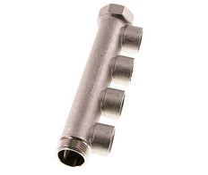 G 3/4'' x 4xG 1/2'' F/M/F Tubos distribuidores de latón niquelado 10 Bar