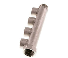 G 3/4'' x 4xG 1/2'' F/M/F Tubos distribuidores de latón niquelado 10 Bar