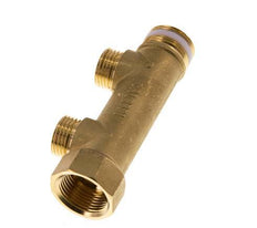 G 3/4'' x 2xG 1/2'' F/M/M Tubos distribuidores de latón 10 Bar