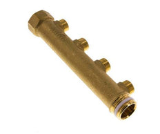 G 1'' x 4xG 1/2'' F/M/M Tubos distribuidores de latón 10 Bar