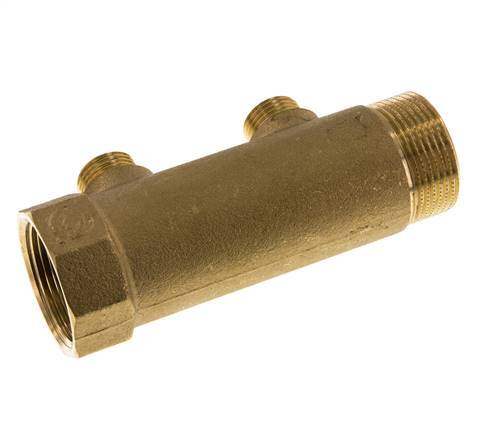 G 1 1/4'' x 2xG 1/2'' F/M/M Tubos distribuidores de latón 10 Bar