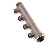 G 3/4'' x 4xG 1/2'' F/M/M Tubos distribuidores de latón niquelado 10 Bar