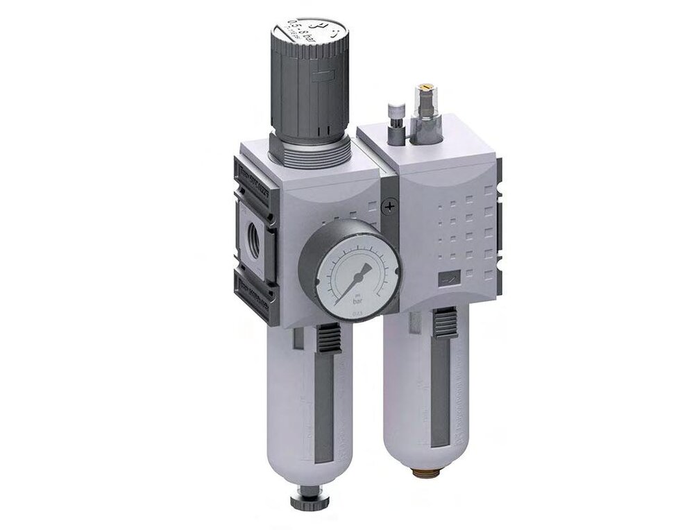 FRL 2 Partes G1/2'' 3500l/min 0.5-8.0bar/7-116psi Semi-Auto Metal Futura 2