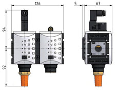Válvula de arranque suave 3/8'' y 1/2'' 24VDC 3400l/min Futura 2