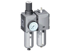 FRL 2 Partes G3/4'' 12000l/min 0.5-10.0bar/7-145psi Semi-Automático Policarbonato Futura 4