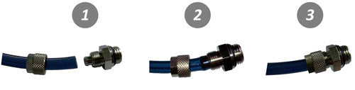 Conector Recto Hembra 10/8 mm x G3/8'' de Rosca [2 piezas]