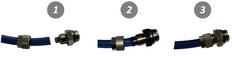 Conector Recto Hembra 10/8 mm x G3/8'' de Rosca [2 piezas]