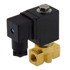 Electroválvula HP-DA 1/4'' Latón PTFE 4-100bar 120V CA