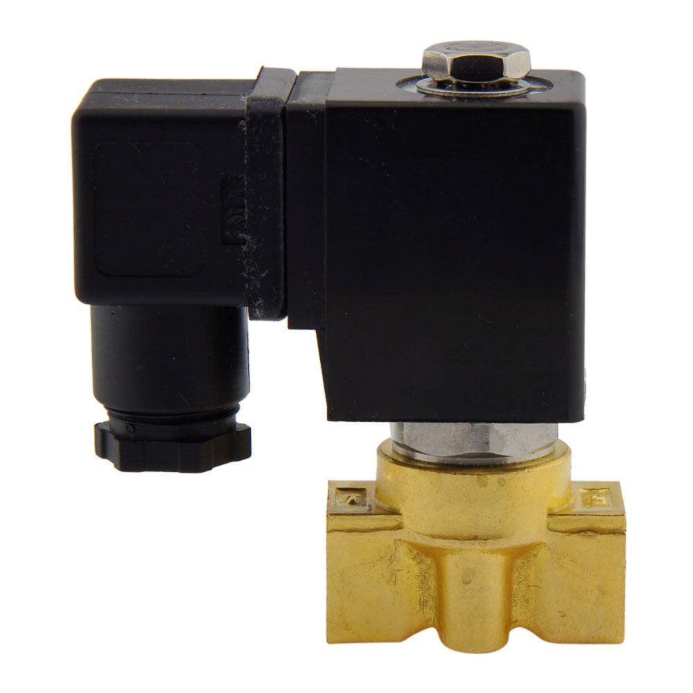 Electroválvula HP-DA 1/4'' alta presión latón FKM 0-75bar 24V CC