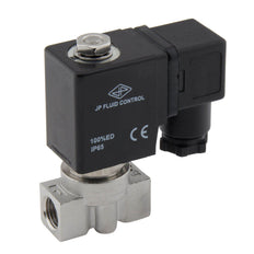 Electroválvula HP-DA 1/4'' Alta Presión Acero Inoxidable PTFE 4-100bar 24V AC