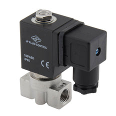 Electroválvula HP-DA 1/4'' Acero Inoxidable PTFE 4-75bar 12V CC
