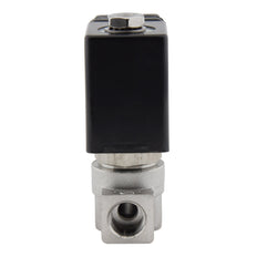 Válvula solenoide HP-DA 1/4'' de acero inoxidable FKM de alta presión 0-75bar 24V DC