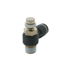 válvula de aguja neumática de 8mm - R3/8" de codo